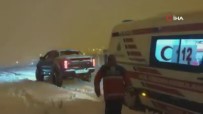 Arnavutköy'de Hasta Almaya Giden Ambulans Kara Saplandı Haberi