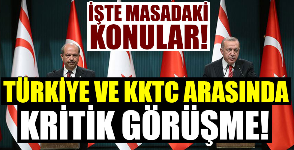 Başkan Erdoğan, Ersin Tatar ile görüştü!