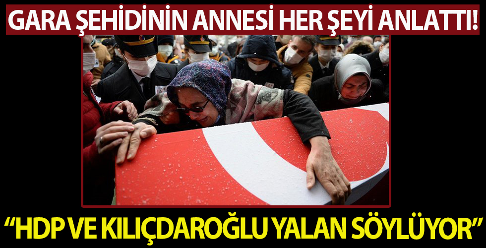 Eskişehirli Gara şehidi Mevlüt Kahveci’nin annesi Ayşe Güler PKK’nın iftirasını yalanladı