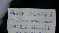 Kar Küreme Ekibinin Aracın Camına Bıraktığı Not Gündem Oldu Haberi