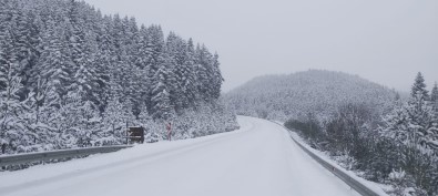 Kastamonu'da Kar Yağışı Ulaşımda Aksamalara Yol Açtı