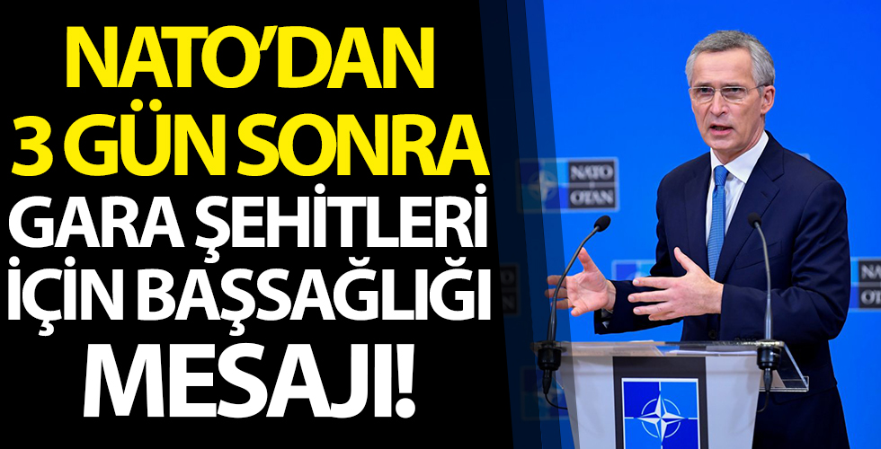 NATO Genel Sekreteri Türkiye'ye başsağlığı diledi