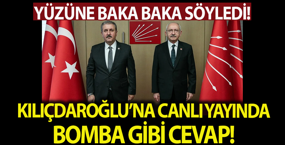 Destici, Kılıçdaroğlu'nun sözlerine yanında cevap verdi! Bomba açıklamalar