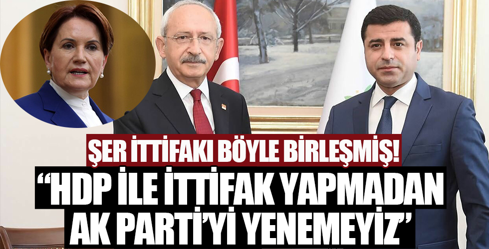 HDP ile ittifak yapmadan AK Parti’yi yenemeyiz!
