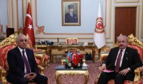 TBMM Başkanı Şentop, Azerbaycan Başbakanı Esedov'u Meclis'te Misafir Etti