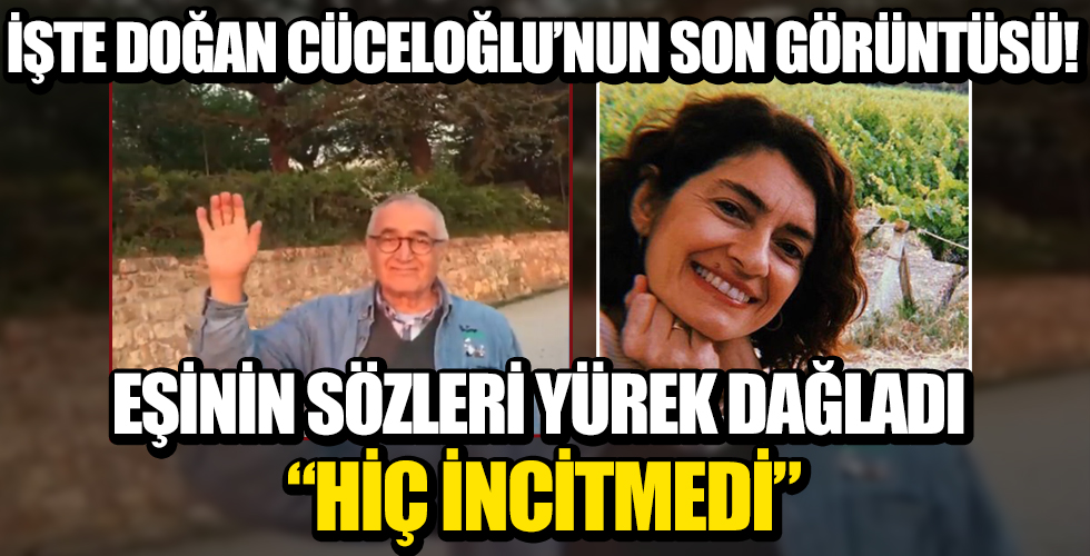 Ünlü psikolog Doğan Cüceloğlu'nun son görüntüsü ortaya çıktı! Eşi Yıldız Hacıevliyagil Cüceloğlu'nun paylaşımı ağlattı