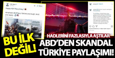 Bu ilk değil! ABD'den skandal Türkiye paylaşımı