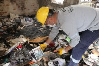 Efeler Belediyesi Küle Dönen Evi Temizledi