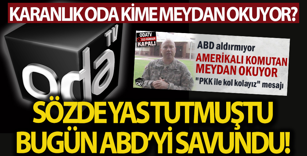 Gara katliamı ile sözde 'yas' tutan Odatv, ABD üzerinden adeta meydan okudu!