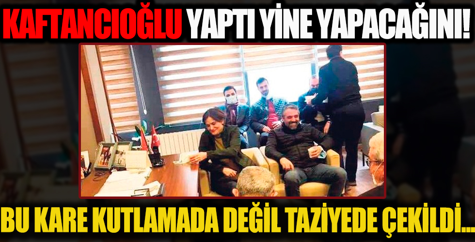 Tugay Adak'ın taziyesi için Kocaeli'ye giden CHP'li Canan Kaftancıoğlu kahkaha atarak poz verdi! Görüntülere tepki yağdı