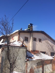 Amasya'da Baca Yangını Korkuttu