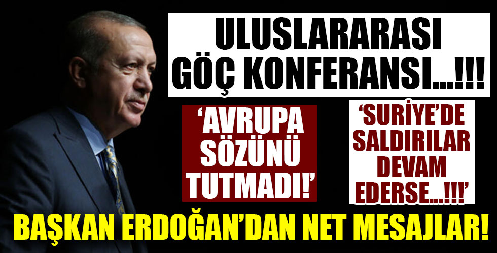 Başkan Erdoğan'dan önemli açıklamalar!