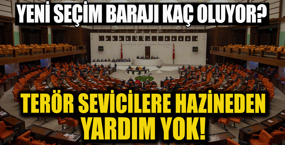 Seçim barajında karar verildi; İşte tek başına ve ittifaklı yeni seçim barajı
