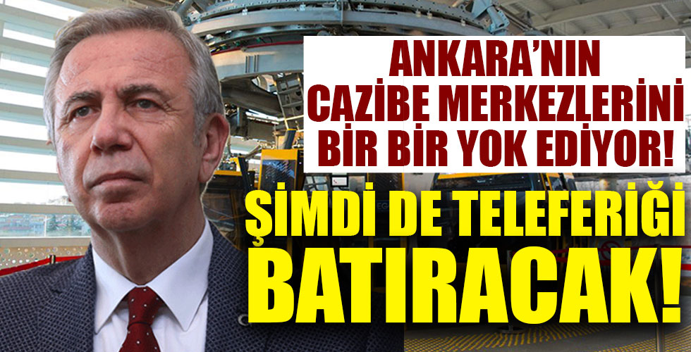ABB teleferiği işletemiyor!