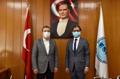 Başkan Ataç'tan Özen'e Hayırlı Olsun Ziyareti