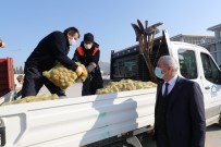 Kapı Kapı Gezerek İhtiyaç Sahiplerine 25 Ton Patates Dağıttılar