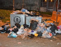 Maltepe’de işçiler greve gitti, çöpler yığılmaya başladı