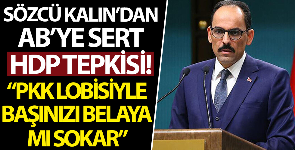 AB'nin HDP açıklamasına İbrahim Kalın'dan tepki!