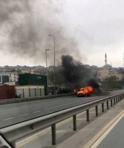 Avcılar'da Trafikte Yangın Dehşeti