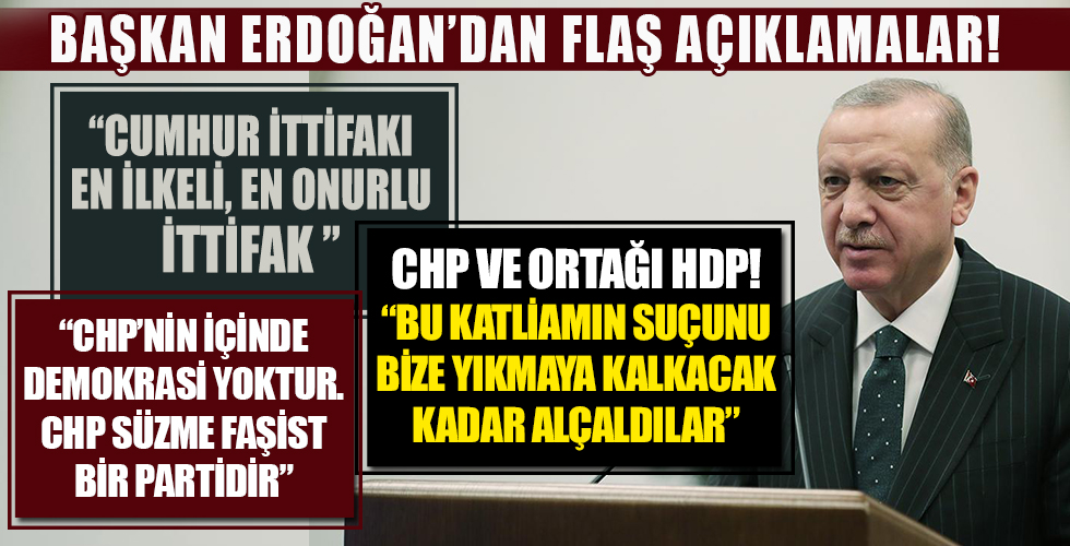 Cumhurbaşkanı Erdoğan'dan önemli açıklamalar!
