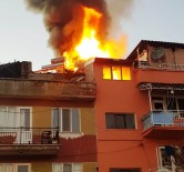 Hisarcık'ta Çıkan Yangında İki Binanın Çatı Katı Zarar Gördü Haberi