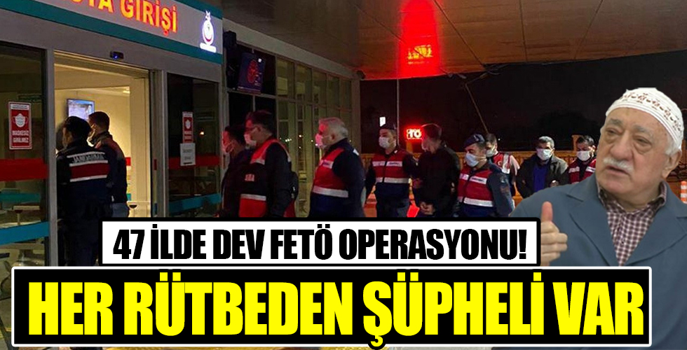 İzmir merkezli 47 ilde FETÖ'ye operasyon: 130 şüpheli gözaltına alındı