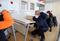 Mezitli Belediye Personeline Simülasyon Tırında Deprem Eğitimi Haberi