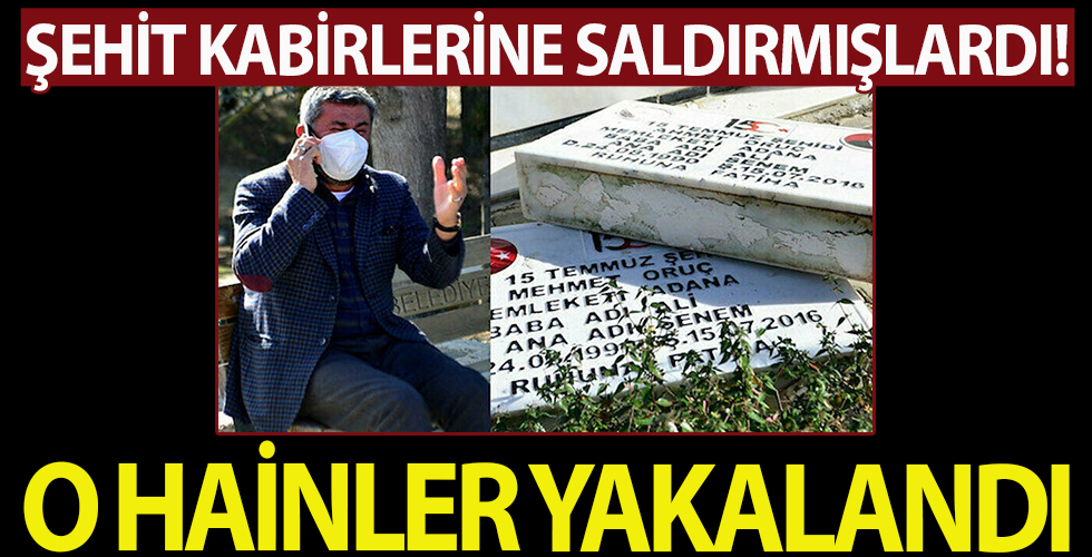 Adana'da şehit kabirlerinin de aralarında olduğu 79 mezarın tahrip edilmesiyle ilgili 5 zanlı yakalandı
