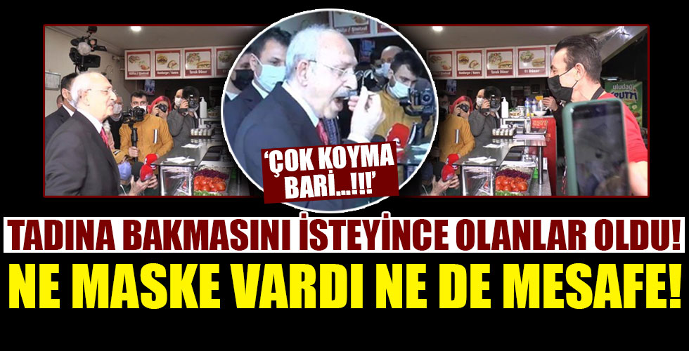 Dükkan sahibi Kılıçdaroğlu'na döner tattırmak isteyince olanlar oldu!