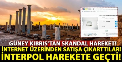 Güney Kıbrıs'tan skandal hareket! İnternet üzerinden satışa çıkarttılar!