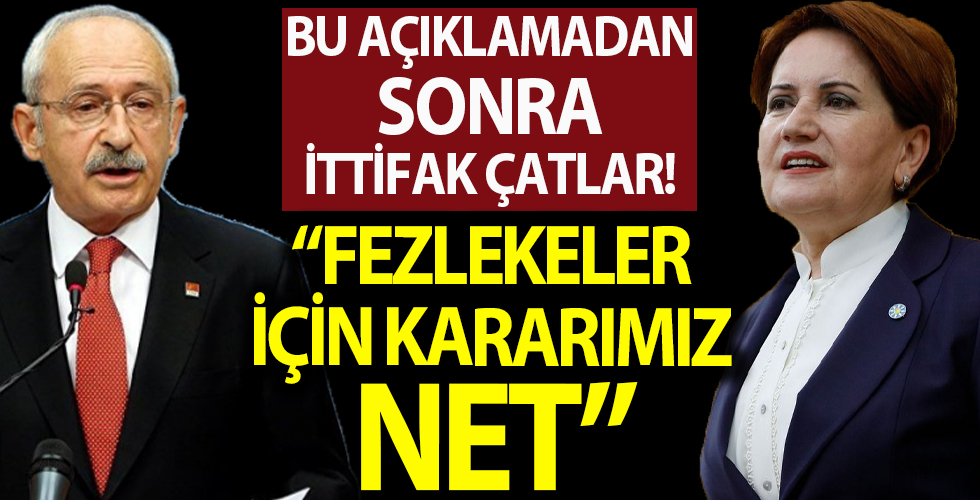 İyi Parti'nin HDP'lilerin fezlekesi ile kararı netleşti