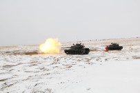 Kara Kuvvetleri Komutanlığına Ait Tank Birlikleri Muharebe Atışı Gerçekleştirildi Haberi