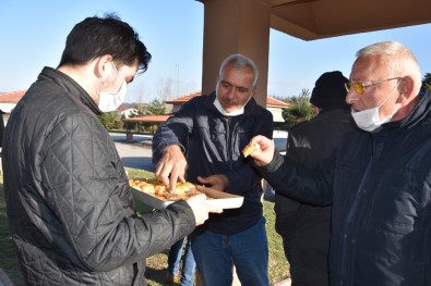 Şantiye Personeline 'Tatlı' Teşekkür