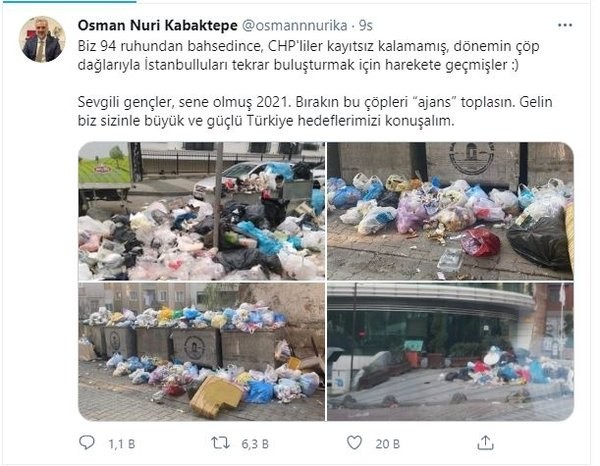 Çöp tepelerinin kapladığı Maltepe Belediyesi'ne AK Partili belediyelerden efsane cevaplar