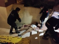 Üçüncü Kattan Düşen Kadın Ağır Yaralandı