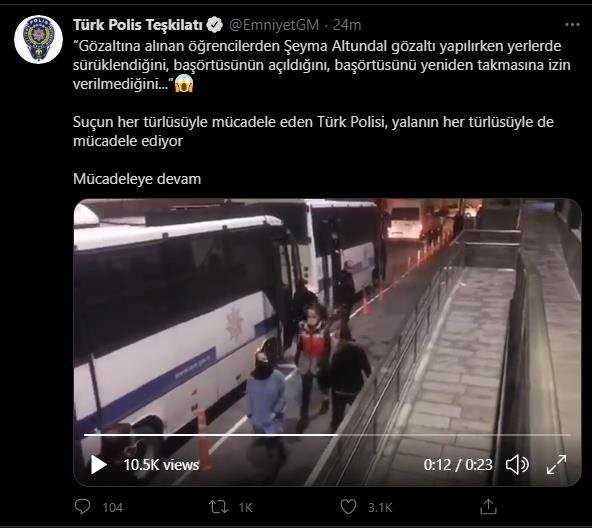 Emniyet Genel Müdürlüğünden provokatif iddialara tokat gibi cevap