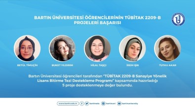 Bartın Üniversitesi Öğrencilerinin TÜBİTAK 2209-B Projeleri Başarısı