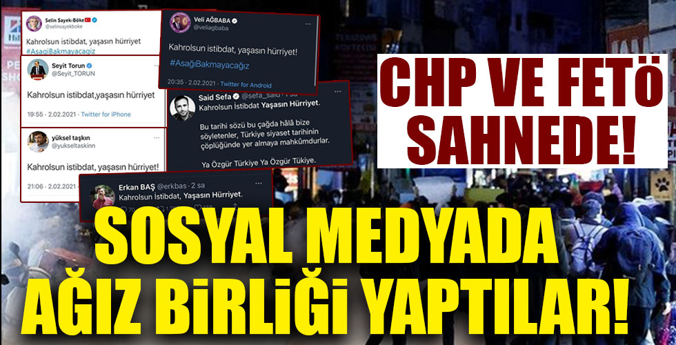 CHP'liler ve FETÖ'cüler ikinci Gezi için söylem birliği yaptı!