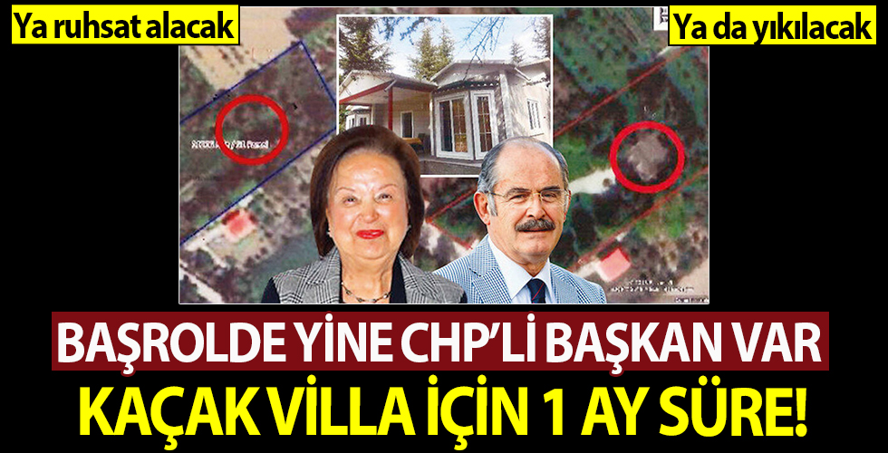 CHP'li Yılmaz Büyükerşen’in eşi Seyhan Büyükerşen adına yapılan kaçak villaya ceza! Ruhsat alınamazsa yıkılacak!
