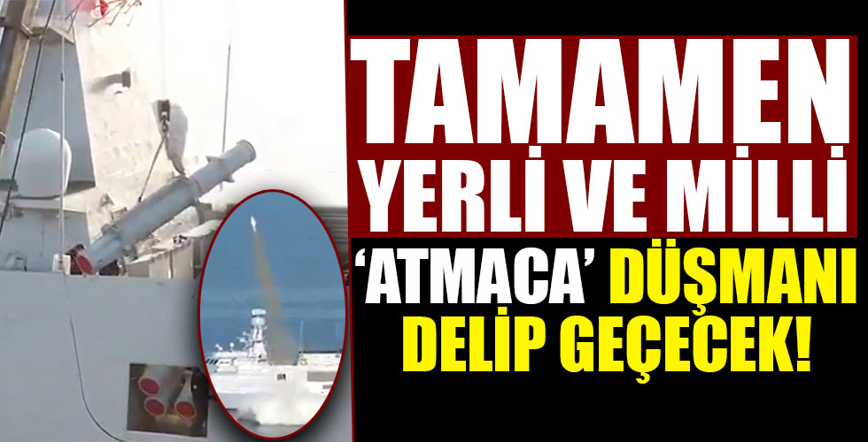 İlk Milli gemisavar füzesi 'Atmaca' Sinop'ta test edildi