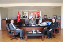 Kaymakam Öztürk Ve Albay Çetinkaya'dan Başkan Yanmaz'a Ziyaret Haberi