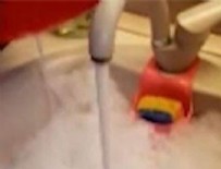 UKRAYNA - Musluklardan deterjan aktı!