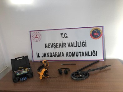 Nevşehir'de Define Avcısı 3 Kişi Yakalandı