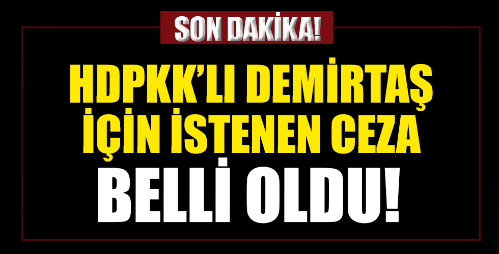 Selahattin Demirtaş’ın 8 yıla kadar hapis cezası istendi