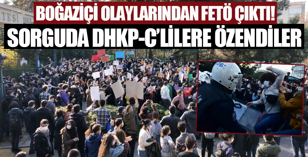 Boğaziçi olaylarından FETÖ de çıktı! DHKP-C'lilere özendi...