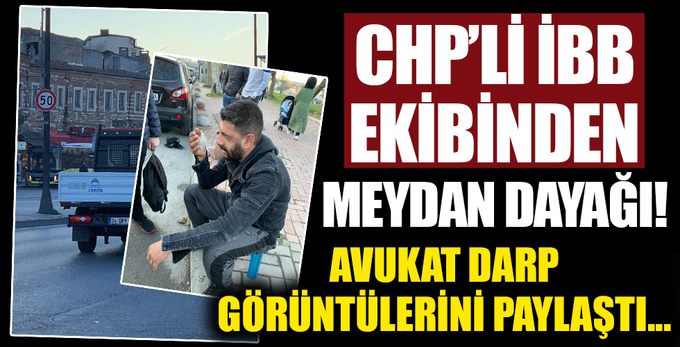 İBB zabıta ekipleri Eminönü meydanında seyyar satıcıyı darp etti iddiası! Avukat darp fotoğraflarını paylaştı