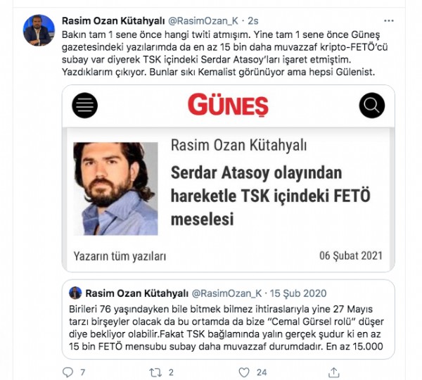 Rasim Ozan Kütahyalı'dan bomba iddia!