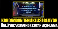 TÜRKER AKINCI - Murat Akan'dan korkutan açıklama! Koronadan tehlikelisi geliyor
