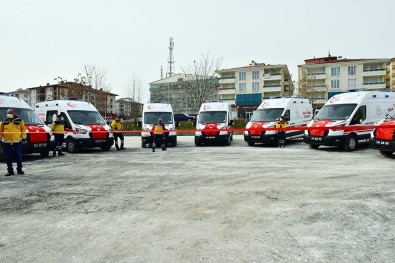112'Ye 9 Ambulans Takviyesi