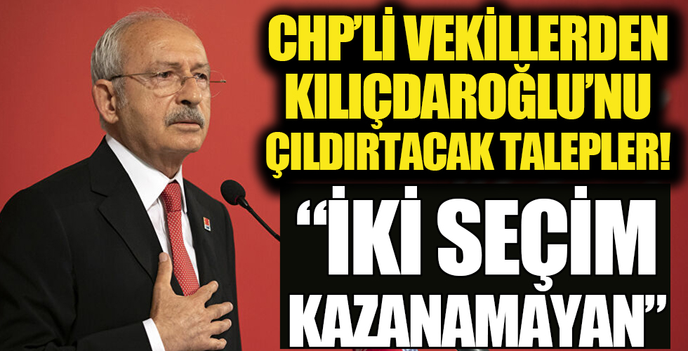 CHP'li vekillerden Kılıçdaroğlu'nu köşeye sıkıştıracak talepler: İki seçim kaybeden kurultaya gitsin, aday olmasın